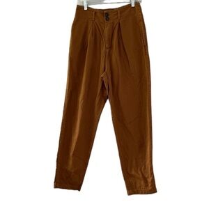 Free People High Waisted Paper Bag Pegged 90's Pant in Maize Size 10